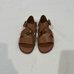 Vionic Pacifica Strappy Sandal in Toffee